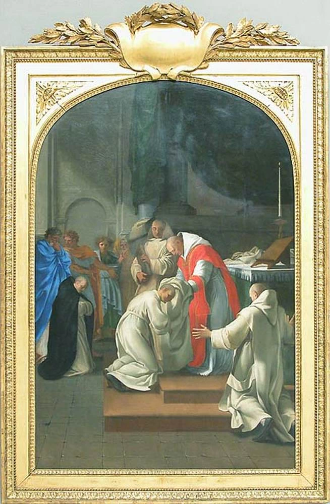 SUEUR, Eustache - San Bruno ordina diversi monaci, Musée du Louvre, Paris
